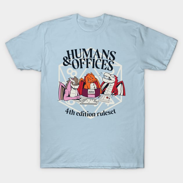 HUMANS & OFFICES T-Shirt by madeinchorley